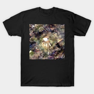 Human souls in tunnel of light T-Shirt